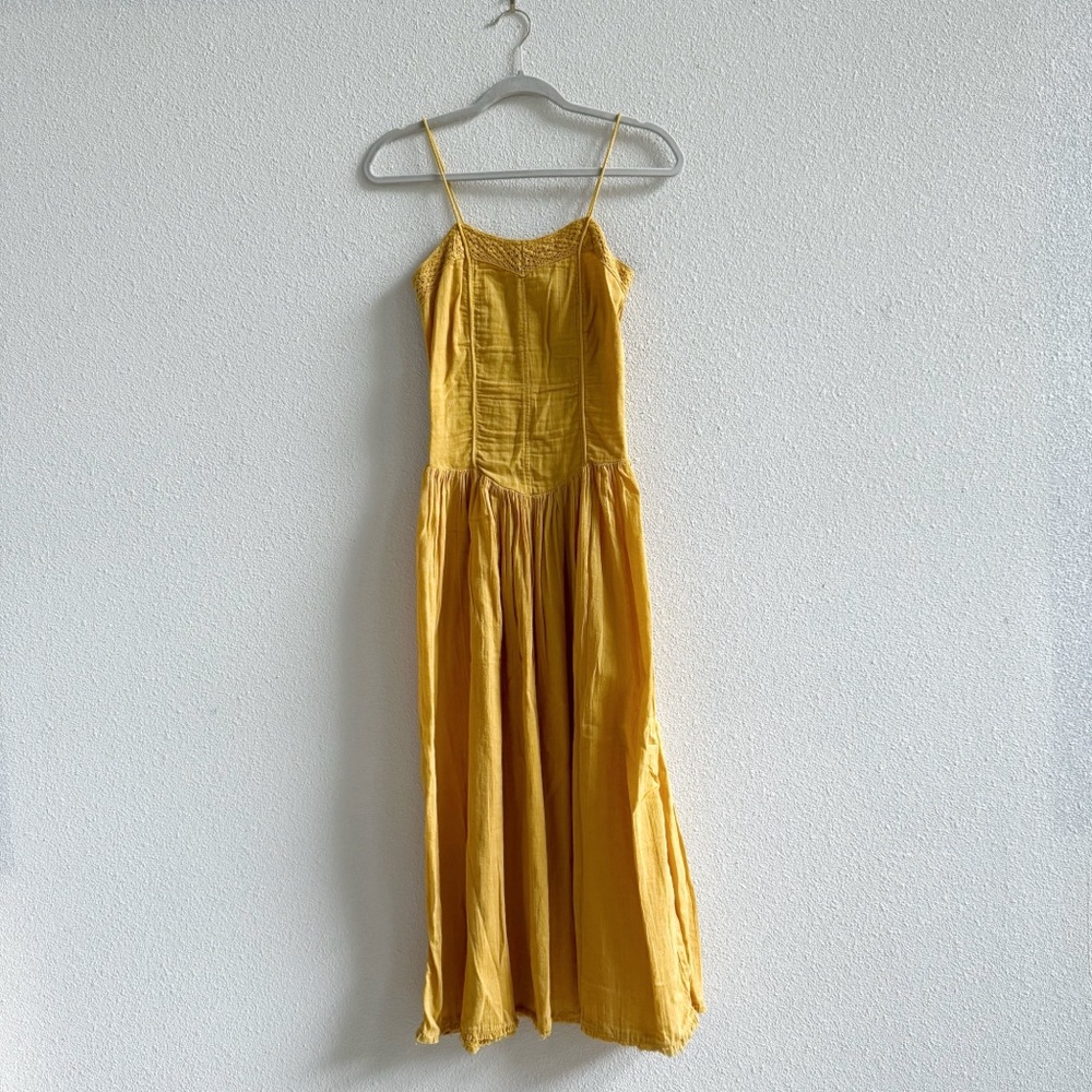 Jen's Pirate Booty Yellow Maxi Dress